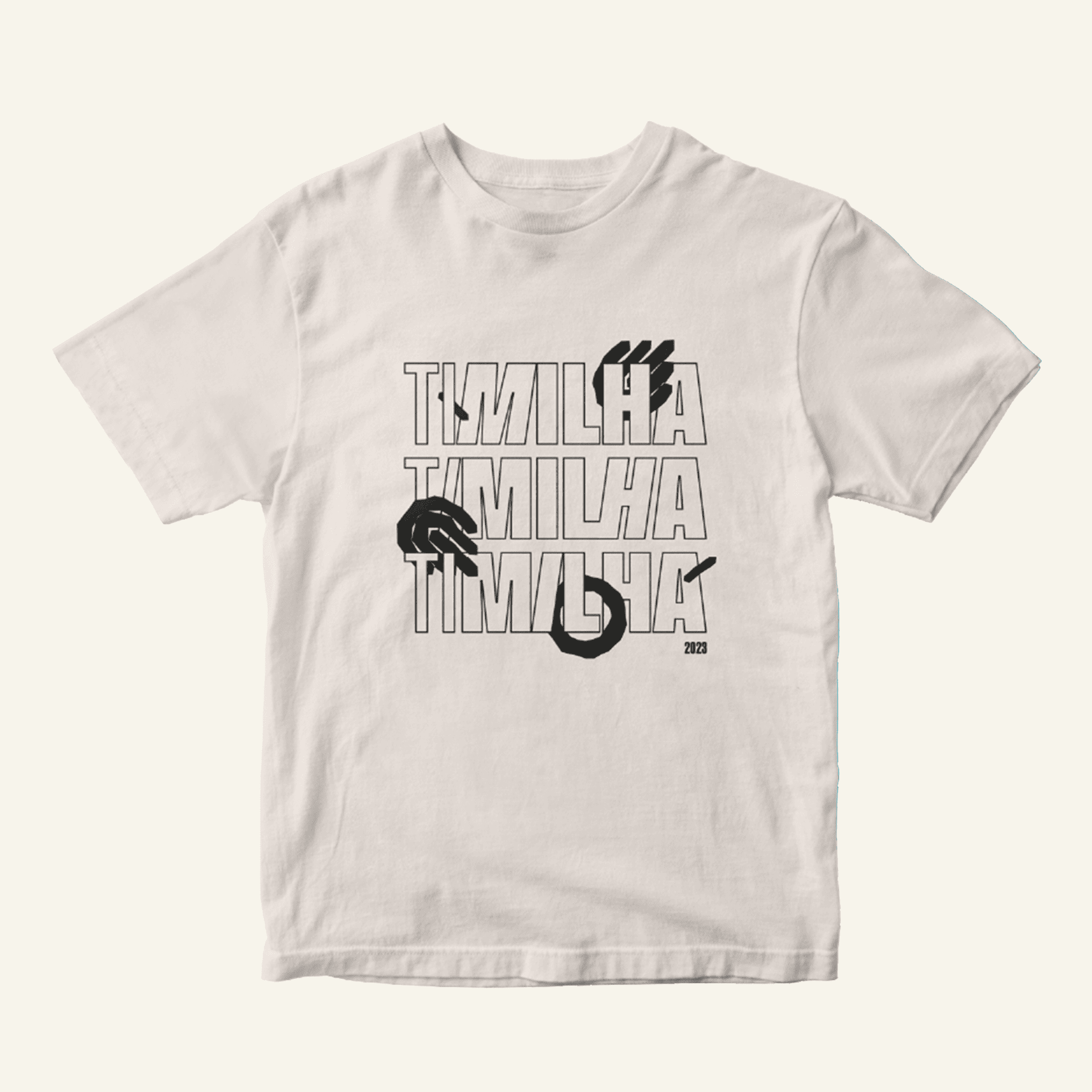 T-SHIRT TI MILHA 2023 [BRANCA]