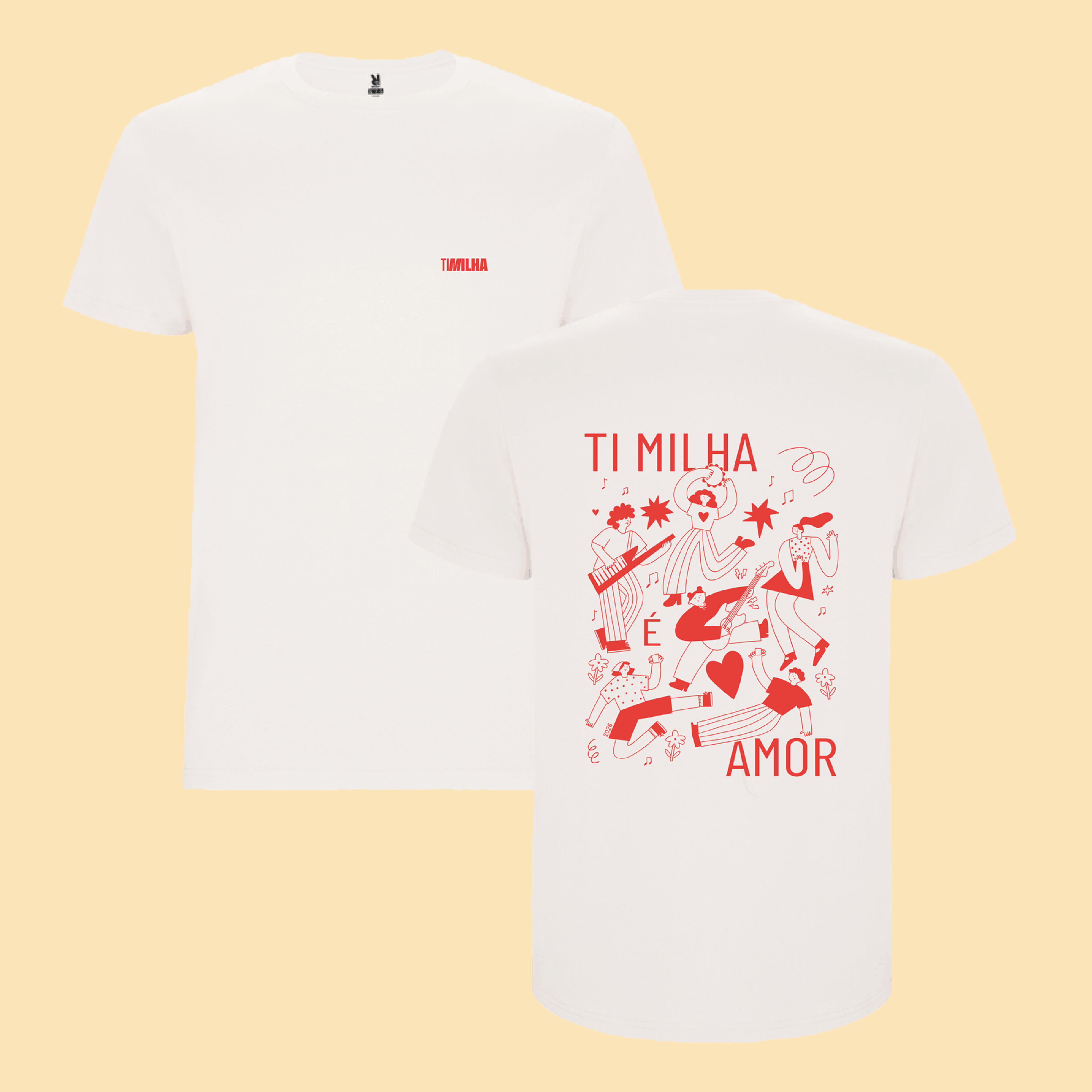 T-SHIRT TI MILHA 2026 [BRANCA]