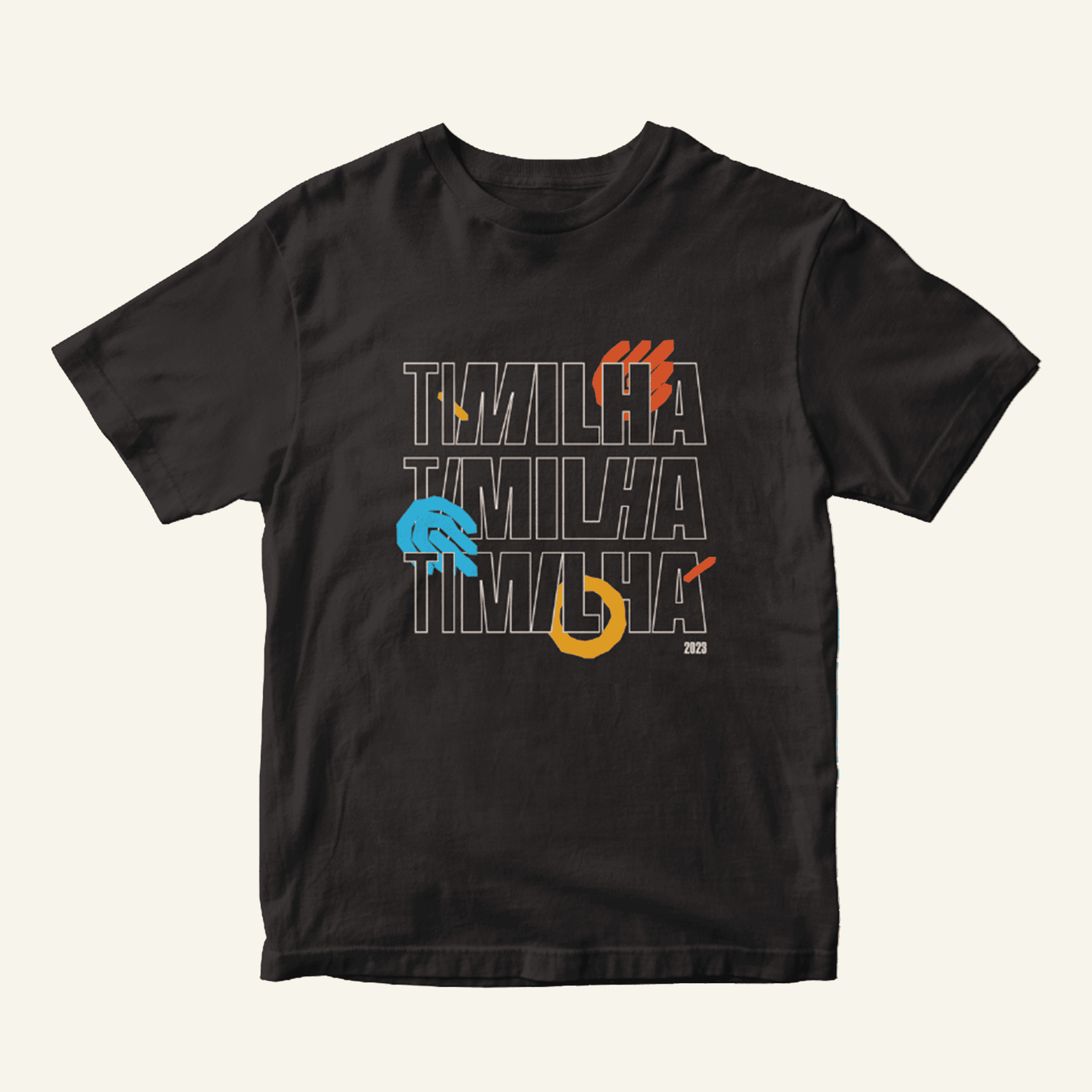 T-SHIRT TI MILHA 2023 [PRETA]